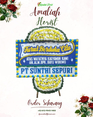Papan Bunga Duka di Pentadu Barat